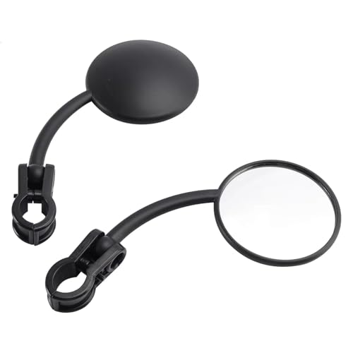 Rétroviseur moto 22mm pliable avec miroir de 80mm pour guidon de motocross