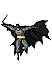 Medicom Toy MAFEX No. 270 Knight Crusader Batman Black Version, Total Height Approx. 6.3 inches (160 mm), Non-scale, Pre-painted Action Figure