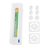 【Sûr à utiliser】 Notre distributeur innovant pour film transparent fournit une distribution et une coupe parfaites sans utiliser la lame de scie à métaux dangereuse. Les dents sont uniformes et protègent vos mains des coupures.