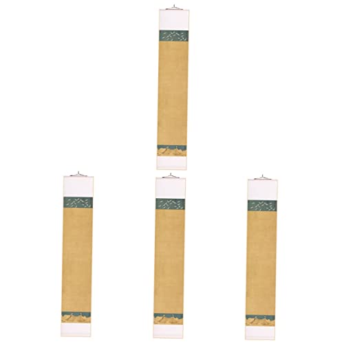 BETOOKY 4 peças de quadro emoldurado em branco, pôster japonês, cabides para pendurar na parede, dec