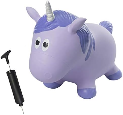 Farm Hoppers Fantasy Hopper Inflatable Toddler Safe Bouncing Purp...