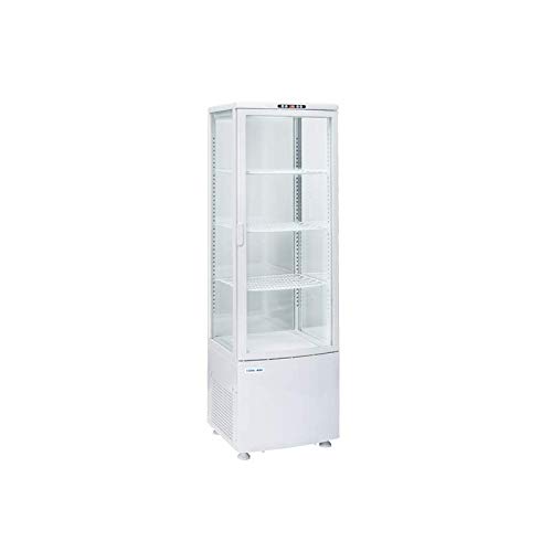 Vetrina refrigerata a 4 lati con vetro positivo bianco – 235 l – Cool Head –