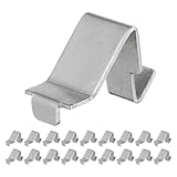 Utilisation facile : le support d’étagère métallique s’installe sans effort et sans outils, vous permettant d’adapter les fixations à divers besoins d’organisation. (filets de fixation pour étagères de placards métalliques, supports pour étagères de livres)