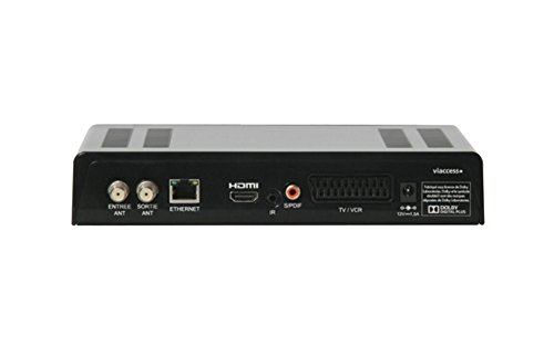 Sans TNTSAT HD Récepteur Satellite TNT numérique Noir