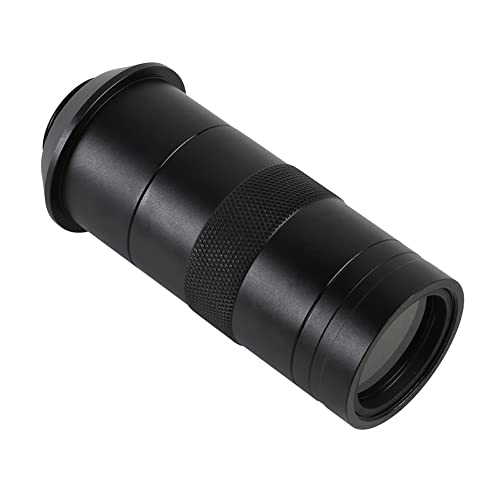 1080P USB HDMI Industrial Digital Electronic Video Microscope Camera & 100X C-Mount Lens With 56-LED Adjustable Ring Light