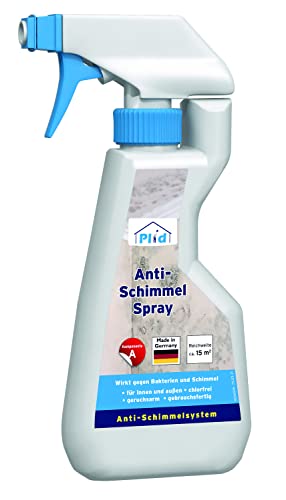 plid® Anti-Schimmelspray chlorfrei - [beugt Schimmelbildung vor] - wirkt gegen Bakterien und Schimmel im Innen- und Außenbereich - in Bad, Küche & Wohnbereich & beständigen Textilien 0,5l Cover