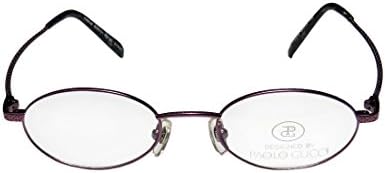 New & Season & Genuine - Brand: Paolo Gucci Style/model: 7442r Gender: Mens/Womens Prescription Ready Affordable Oval Full-rim Eyeglasses/Eyewear (48-20-140, Purple)