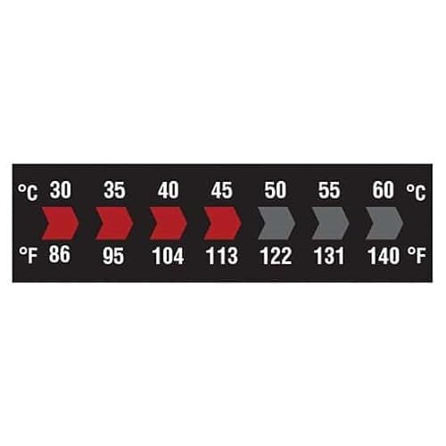 Digi-Sense Reversible 7-Point Temp Label - 10 Pack