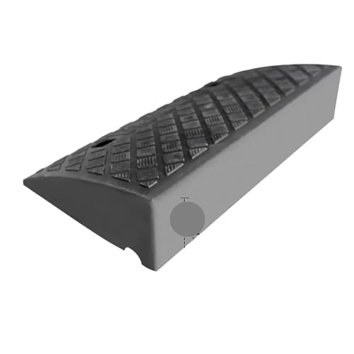 Rampas for acera de Entrada, rampa for Larga y Resistente, umbral Ligera 5CM/7CM Alto, rampas portátiles for Puertas para Garaje Acera(Black 50 * 22 * 5cm)