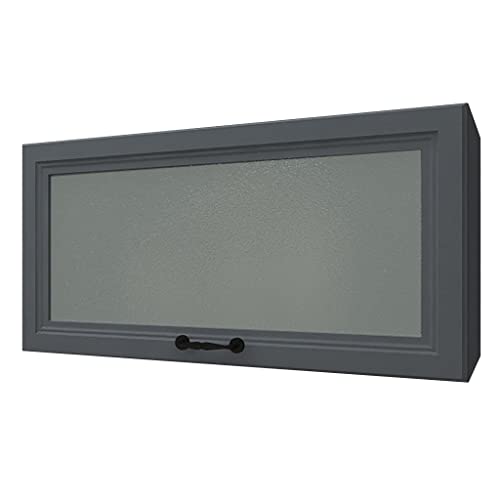 Armario superior de cocina de aleación de aluminio impermeable, con puerta abatible para baño, sala de estar, dormitorio y estudio