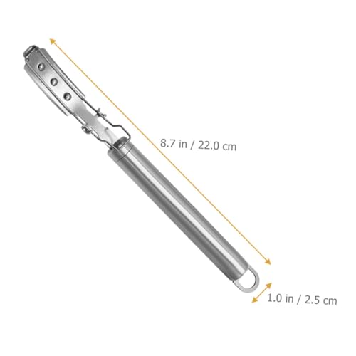 Miniatura 5 de Ounona 2 Series Raspador De Pelo De Cerdo Depilador De Animales Depilador De Aves Cepillo Limpiador De Pelo De Mascotas Acero Inoxidable Plateado 2 Piezas 2