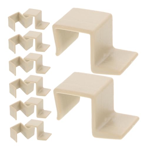 HEMOTON Crib Bed Support Board Riser 20pcs Bed Frame Hardware Brackets Rail Fittings Replacement Parts Wood Frame Mounting Kit