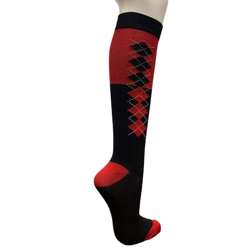 Image of SocksKnee Women Multi-Pack Colorful Variety Design Assorted Activewear Knee-High Stocking Socks, 9-11