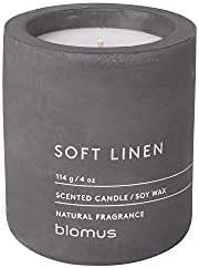 Blomus Fraga Scented Candle Withered Rose L Soy Wax Concrete
