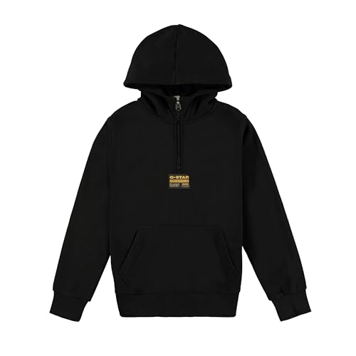 Sweater garçon G-Star haut de gamme en coton épais avec finitions zippées