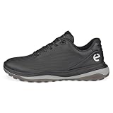 ECCO Damskie wodoodporne buty golfowe Lt1 Hybrid, Czarny, 6/6.5 UK