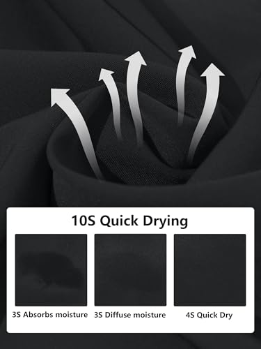 UIQUR Mens Athletic Shorts Running Shorts Quick Dry Workout Shorts 7"/ 9" Lightweight Gym Basketball Shorts Zipper Pockets