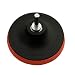 Produktbild Megaprom Ø125mm Polierteller mit Klett | Polierpad | Schleifteller | Polierscheibe | Schleifaufsatz inkl. Spanndorn | Polieraufsatz für Bohrmaschine und Winkelschleifer