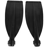 FOMIYES Palas para Kayak 2 Piezas Negras, Accesorio Desmontable Compatible Tubos de Aluminio para Embarcaciones Hinchables y Piragüismo
