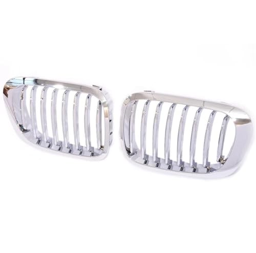 Parrilla delantera de carbono y cromo premium para Serie 3 E46 pre-facelift