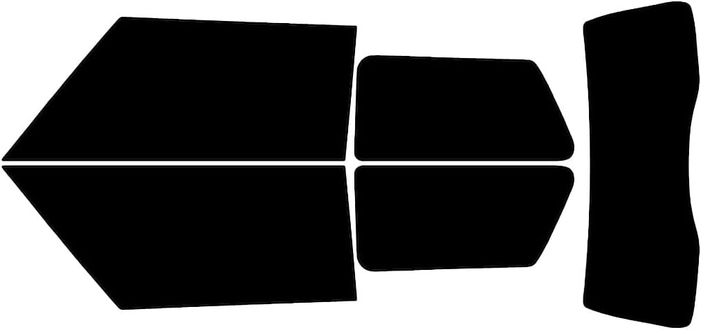 Rvinyl Window Tint Kit Compatible with Mini Cooper 2002-2006 - Black 20% - Single Ply No Bubble Film - Do it Yourself Vehicle Complete Precut Kit