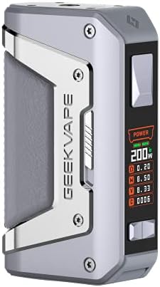 GEEKVAPE AEGIS Legend 2 Battery Carrier Box Mod, 200 Watt, No Liquid and No Nicotine, Black, 300 g