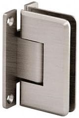 CRL Cologne 037 Series Brushed Nickel Wall Mount Shower Door Hinge