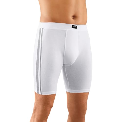 Image of Long Underwear for Men Cotton Long Leg Boxer Briefs for Man Trunks Breathable Innerwear Men's Underwear for Gym Workout Anti Chafing Long Trunks for Man
