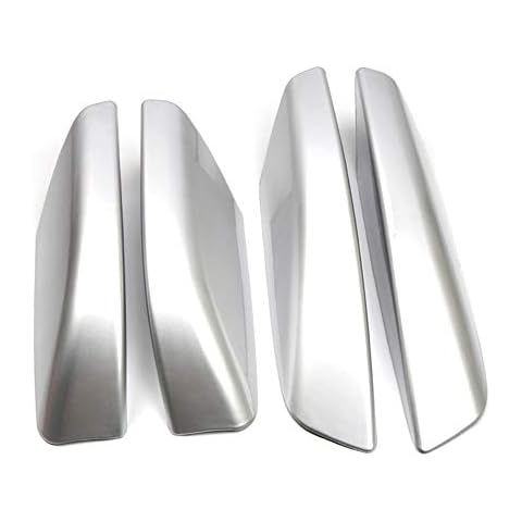 ITrims for Toyota 4Runner 4WD N210 2003 2004 2005 2006 2007 2008 2009 Car Accessories Exterior Roof Rack Rail End Cover Shell Cap Replacement 4PCS Silver Cover