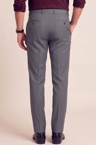 Image of Peter England Men Regular Mid Rise Everyday Woven Formal Trouser