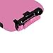 Deluxe Pink 3 part Hard Skin Case Cover compatible with Ipod Touch 4Th Gen