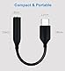USB C auf 3,5 mm Klinke Adapter, USB C Kopfhörer Adapter, USB Typ C auf Aux Audio Adapter Kompatibel mit Samsung Galaxy S23 S22 S21 S20 Note20 A73 A53 A33, Google Pixel und Mehr, Schwarz