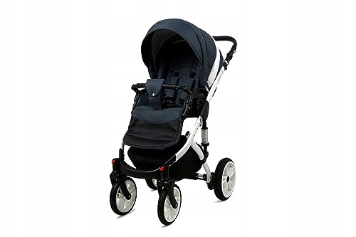 Miniatura 3 de Babylux Carrito De Bebé Sistema De Viaje Set 3 En 1 - Lilly - Incl. Capazo, Silla De Paseo, Silla Coche - Cochecito - Con Bolso Cambiador, Cubierta Para La Lluvia, Mosquitera Etc.