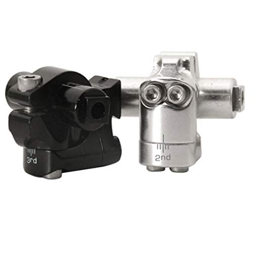 T.R.U. BALL Removable Block - 2nd/3rd Axis - Threaded Scope Block - Silver