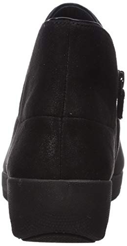 Fitflop Women's Boot Valorie, Black, 5 M Us #TOP2