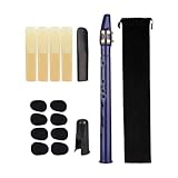 BEALIFE Taschensaxophon für Amateure und Profis: Kompakt und leicht – Üben Sie überall und jederzeit. Mini Saxophon Instrument, Flöte im Taschenformat.