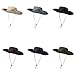 REElua Sun Bucket Hat for Fishing Beach Hiking Garden and Camping Splashproof Boonie Hat for Unisex Outdoor Fishing Bucket