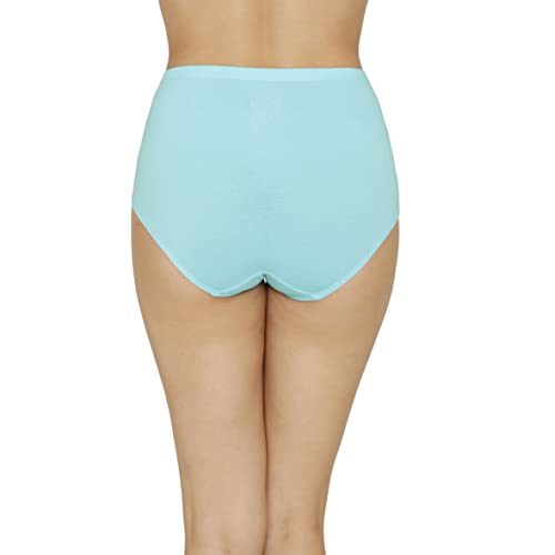 Image of Amante Solid High Rise Full Coverage Full Brief Panties (Pack of 3)