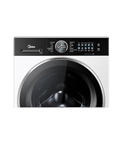 Midea Lavatrice Carica Frontale, 10 kg, Classe A-30%, 1400 Giri, Vapore, Silent Inverter Motor, Lavaggio Potente e Rapido,Pannello Touch, Bianco - MF21EW100B