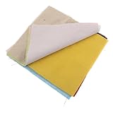 Lurrose 12blatt Leinenstoff Für Stickerei Quadratisch Bunte Stoffvielfalt Für Handarbeitsprojekte Kleidung Bastelzubehör Und Nähmaterial