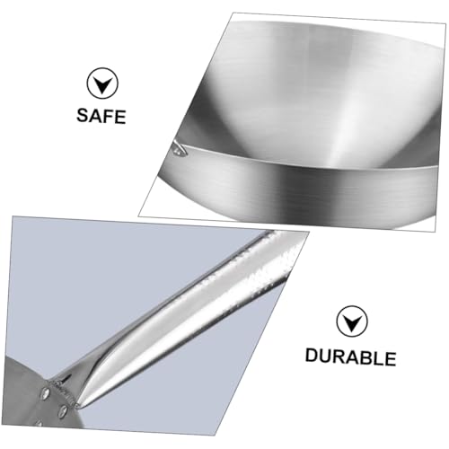 Wok de Acero Inoxidable con Mango Ergonómico Cabilock miniatura 2