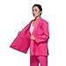 JUST YEARN BJJ GI, Youth Girl IBJJF for Women Brazilian Jiujitsu Gi Kimono Pre-Washed Fabric, Belt not Included (Pink, F2)