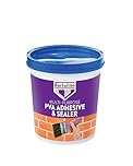Bartoline PVA Glue Adhesive & Sealer 1 l - Multi-Purpose Primer, Adhesive, and Sealer for Concrete, Wood, Tiles, Fabric, and More, Dust-Proofing, Bonding & Sealing