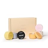 Benevolence LA Candle Gift Set – 6 Soy Scented Candles (1.4 oz) | Aromatherapy Candles with Orange, Eucalyptus, Rose & Jasmine | Gift Set Ideas for Women & Men | Ready for Gifting