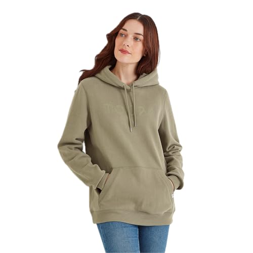 TOG 24 Magdalen Womens Graphic Hoody with Kangaroo Pocket Sage Green