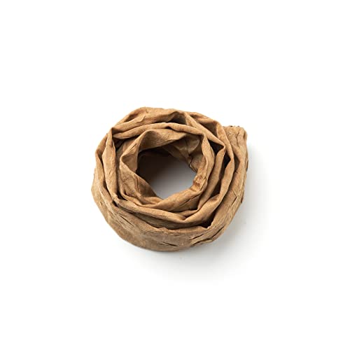Image of ELFCAB Fabric Cord Cover Chandelier Cord Cover & Chain Cover 2 Pack 6 Feet Use for Chandelier Lamps Pendant Lighting and Wires Easy to Install Fabric Cord Covers Brown Dark Tan