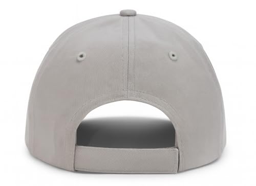 Gorra deportiva ajustable con logo bordado gris miniatura 2