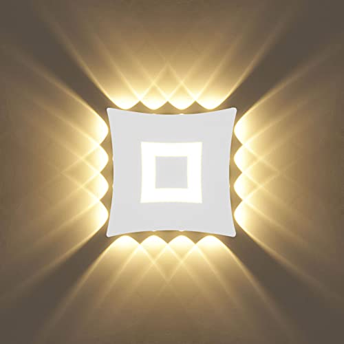 KAWELL 22W Modern Wall Light LED Wall Lamp Waterproof IP65 Aluminum Wall Wash Light LED Indoor Outdoor for Bedroom Stairs Bathroom Corridor Living Room Entrance Porch