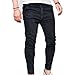 Produktbild Luagwes Herrenjeans Europäische und amerikanische einfarbige einfache Schnür-Fußstretch-dünne Bequeme große Jeans für Herren M