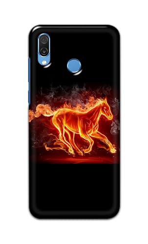 Image of PRINTFIDAA Printed Hard Back Cover Case for Honor Play Back Cover (Fiery Horse) -112